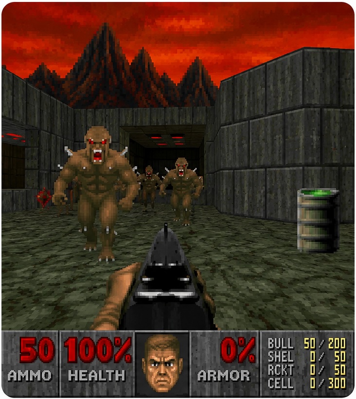 Doom game environments